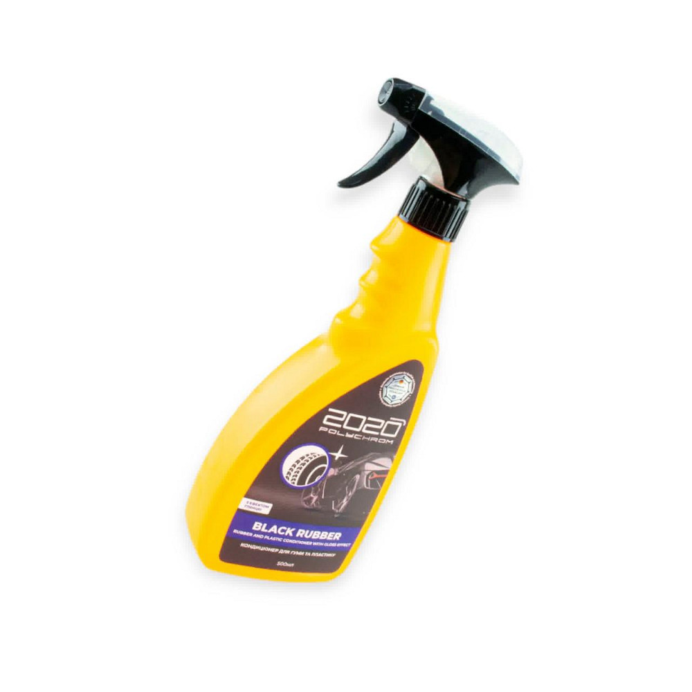 Очиститель шин кондиционер Polychrom 2020 Black Rubber блеск (0.5л) тригер Мукачево - изображение 1