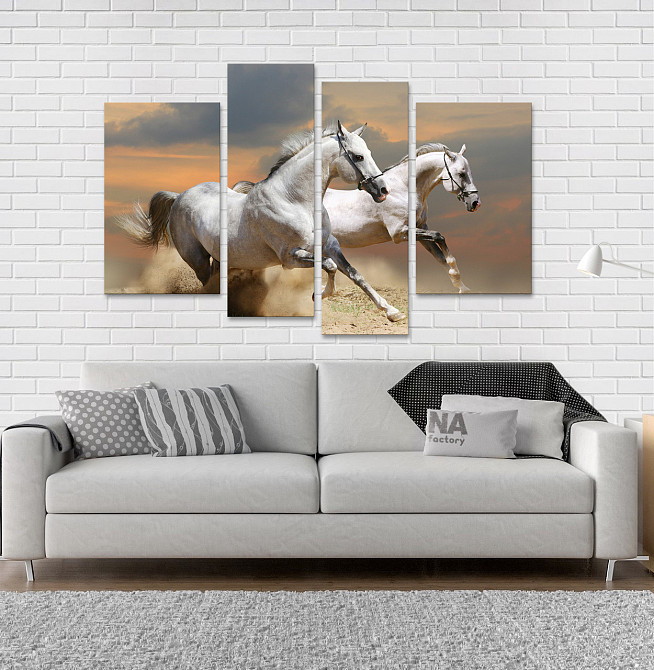 Модульная картина Лошади Art-62_4 Киев - изображение 2