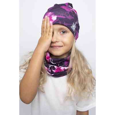 Шапка дитяча Huppa JONAH 88430000 бордовий з принтом S (4741468856025) Вінниця