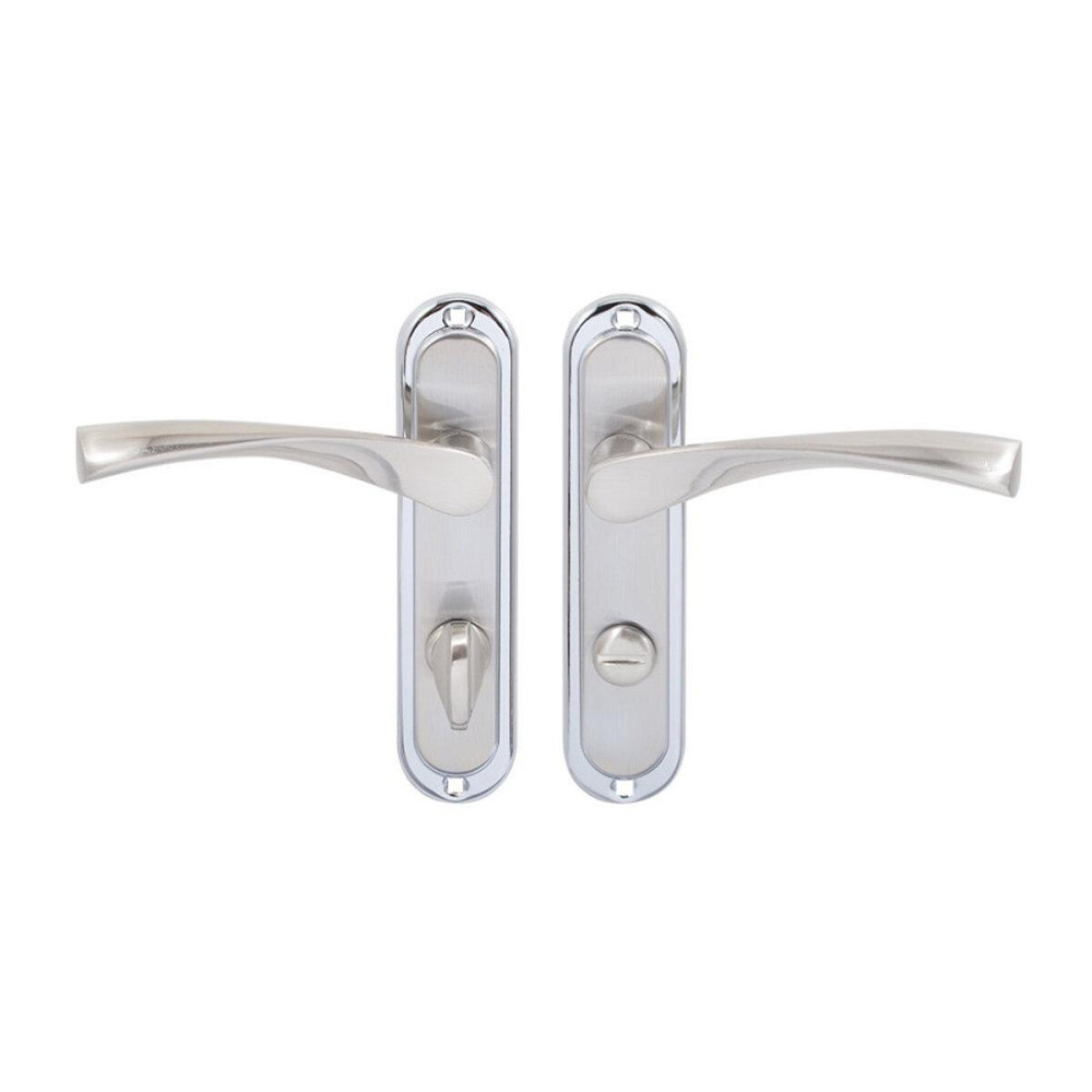 BRUNO Ручка на планке Bravo WC м.ц.62 мм мат.никель/ хром вж (до мех 1251вж) Киев - изображение 1