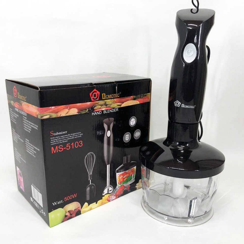 Блендер для змішування крему, Занурювальний кухонний блендер з ємністю для соусів і пюре JI-89 Львів - фото 6