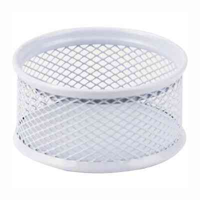 Підставка для скріпок Axent 80x80x40 мм металева, біла (2113-21-A) Вінниця