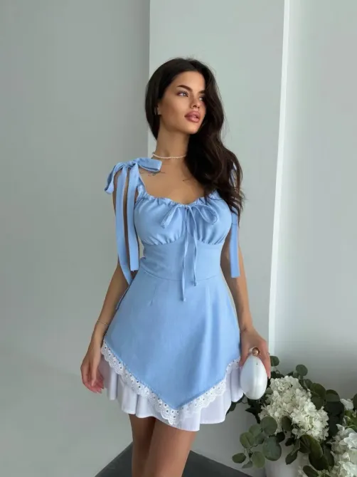 Стильное платье для летнего льна Одесса - изображение 12