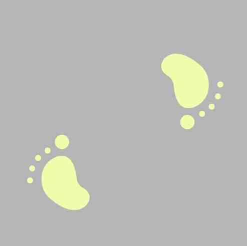 Люминесцентные следы - 8*6см Киев