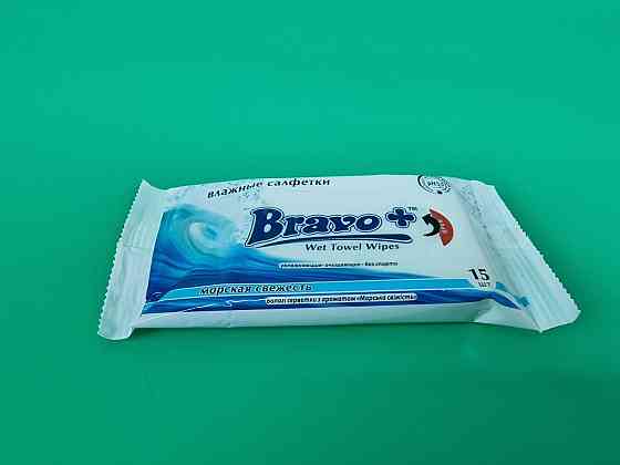 Влажная салфетка  15 шт 