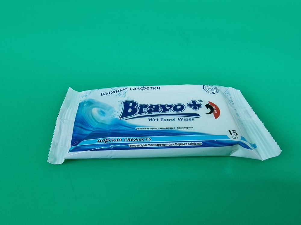 Влажная салфетка  15 шт 