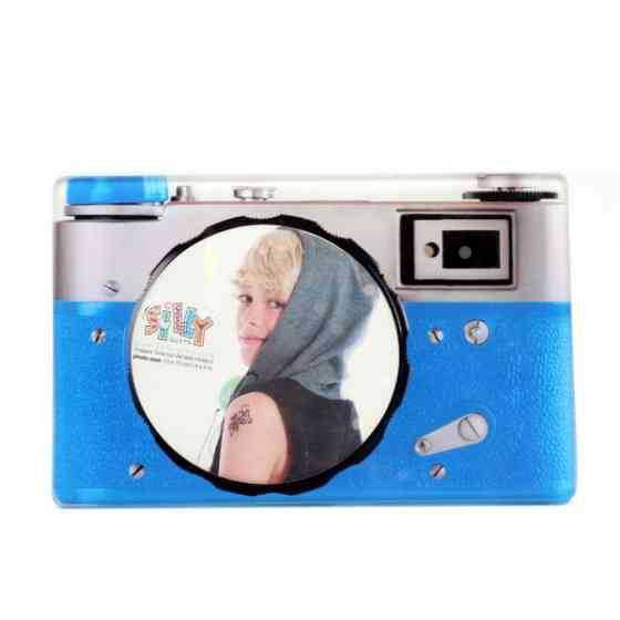 Фоторамка Старовинне кіно, блакитна 10х15 см Рівне