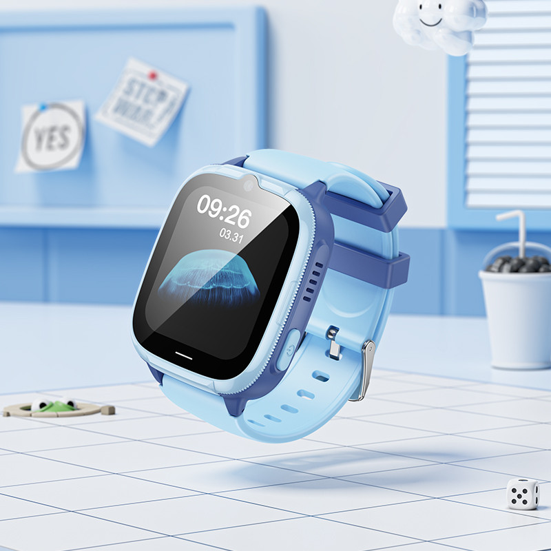 Смарт-часы HOCO Y106 4G children phone watch Blue Одесса - изображение 4