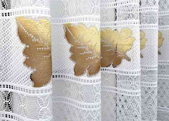 Кухонная арка VR-Textil № 000к жаккард белый 300х185 см (51-255) Киев