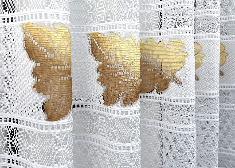 Кухонная арка VR-Textil № 000к жаккард белый 300х185 см (51-255) Киев - изображение 4