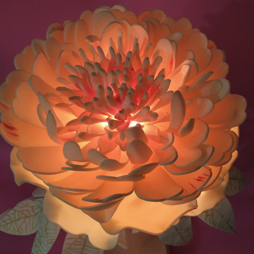 Світильник-нічник "Молочний півонія" Дніпро - фото 6