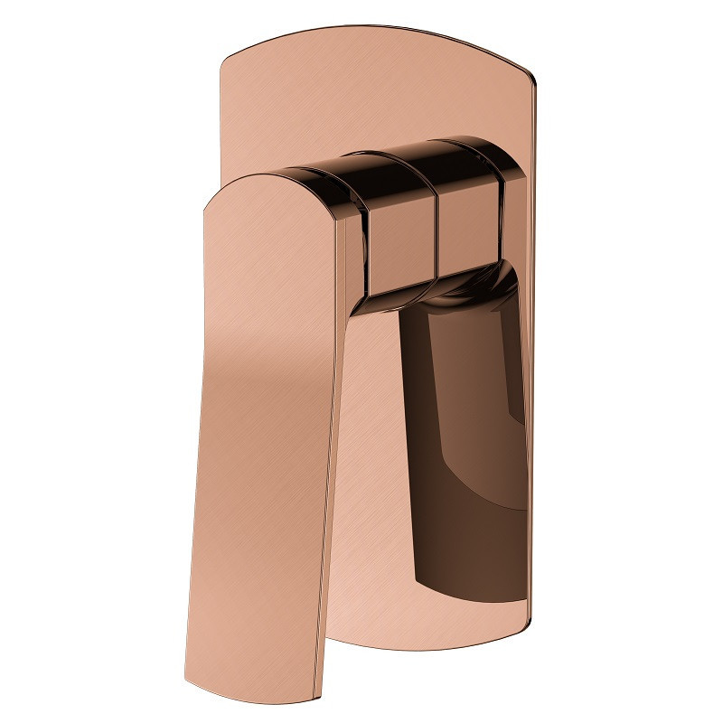 Змішувач прихованого монтажу VOLLE SOLO cepillado bronce для душу бронза Київ - фото 1