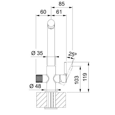 Смеситель Franke Lina L Clear Water (120.0730.802) Винница - изображение 8