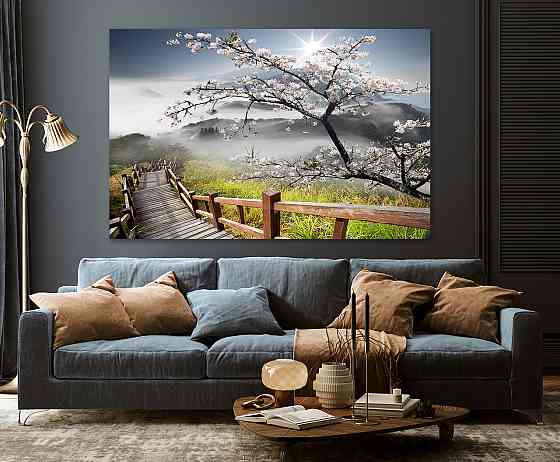 Картина холст в гостиную / спальню  Природа гір      MLP_235 90х180см Киев