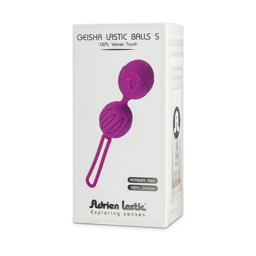 Вагинальные шарики Adrien Lastic Geisha Lastic Balls Mini Pink (S), диаметр 3,4 см, масса 85 г Sex Aura Киев - изображение 3