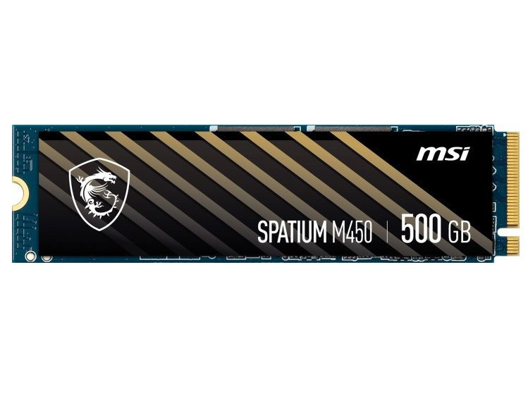 Накопичувач SSD  500GB MSI Spatium M450 V1 M.2 2280 PCIe 4.0 x4 NVMe 3D NAND TLC (S78-440K380-P83) ( 19683 ) Харьков - изображение 1