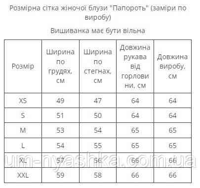 Жіноча чорна вишиванка "Папороть" Кривий Ріг