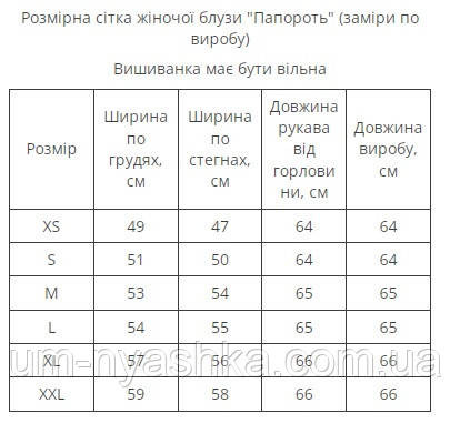 Жіноча чорна вишиванка "Папороть" Кривий Ріг - фото 3