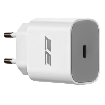 Зарядное устройство 2E 25W USB-C PD white (2E-WC1USBC25W-W) Винница - изображение 3