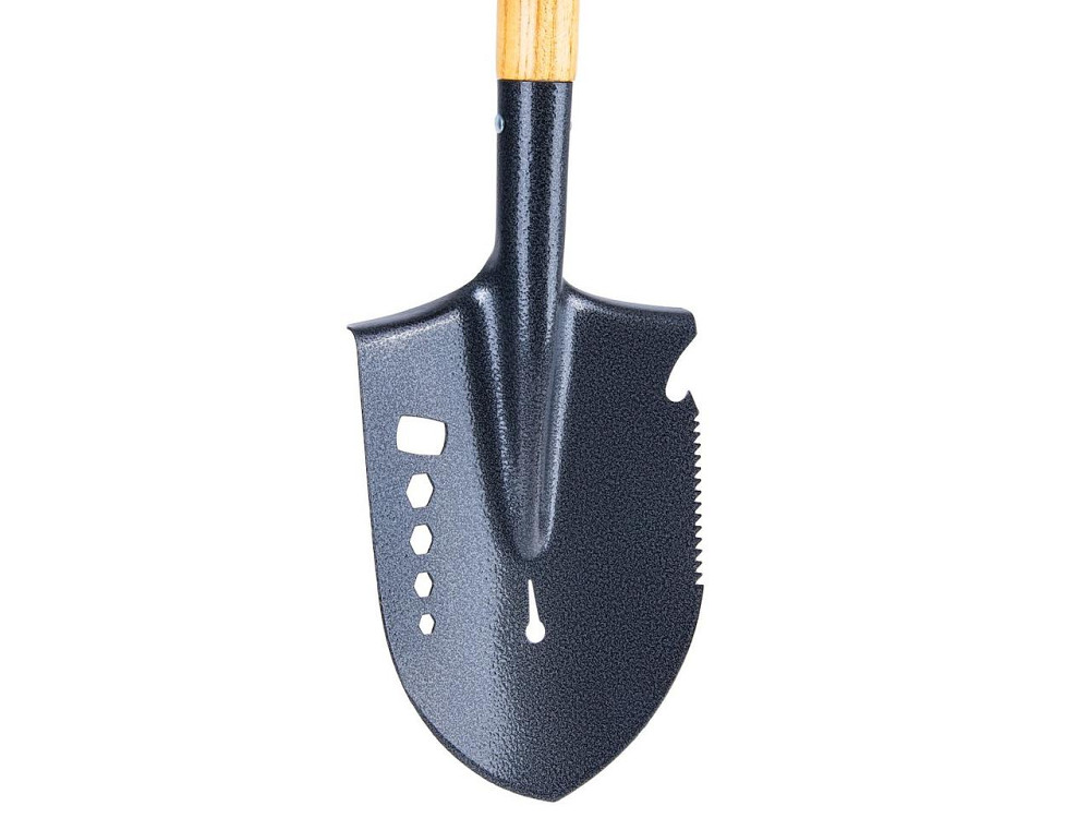 Лопата-рискаль вкорочена (саперка) "GeKo" з дерев'яним держаком 16,5х22/ 70 см Стрий - фото 4
