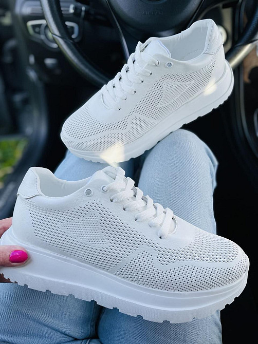 ALEX BENZ Кросівки жіночі ALEX BENZ P10228 ST білі (весна-літо, шкіра натуральна) (5038) Коломыя - изображение 1