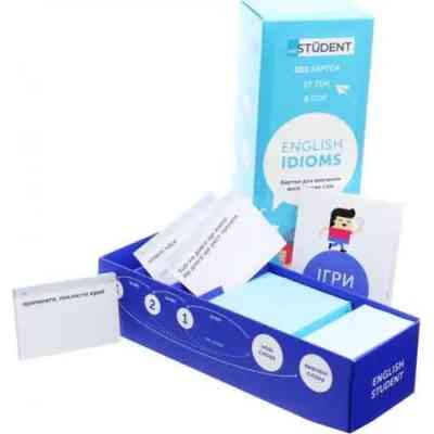 Обучающий набор English Student Карточки для изучения английского языка Idioms, украинский (591225923) Винница
