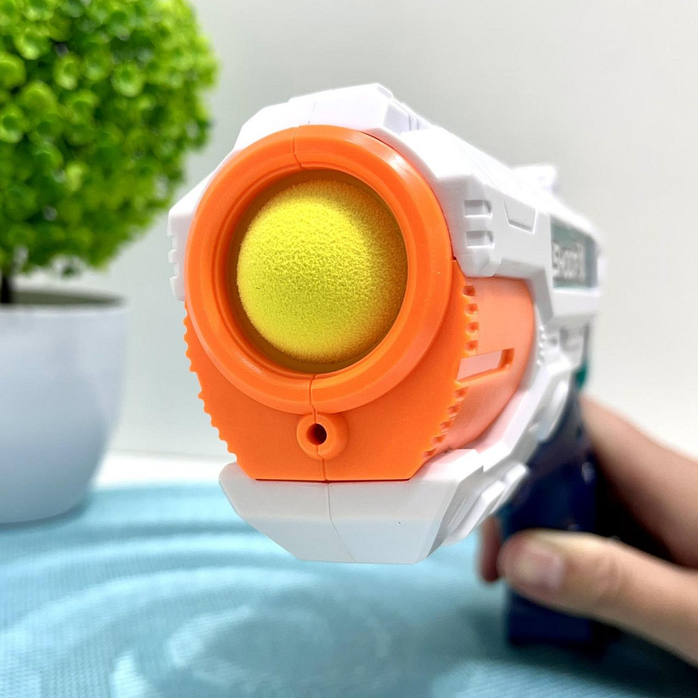 Бластер іграшковий з кульками 20 см Білий (648-32) Чернигов - изображение 7