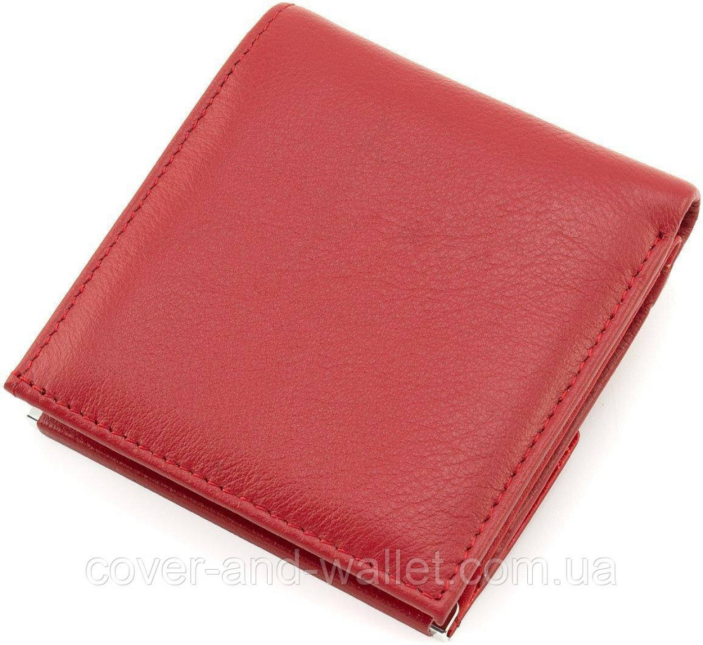 Красный женский кошелек небольшого размера из натуральной кожи Marco Coverna MC 213 Киев - изображение 3