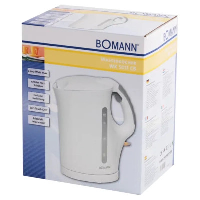 Электрочайник Bomann WK 5011 CB white (WK5011CB white) Винница - изображение 3