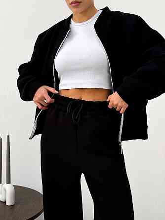 Костюм на флисе женский Черный 48/52 Харьков