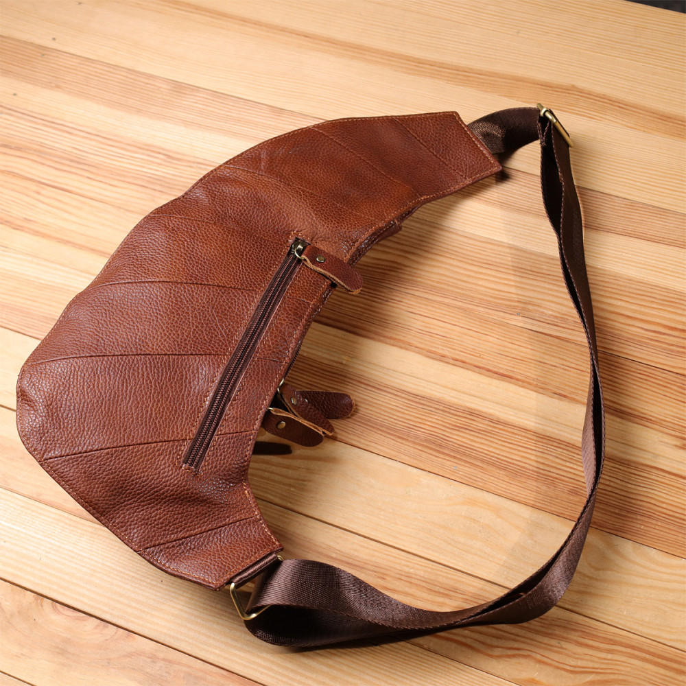 Чоловіча сумка через плече з натуральної шкіри Vintage 22960 Коричневий Київ - фото 2