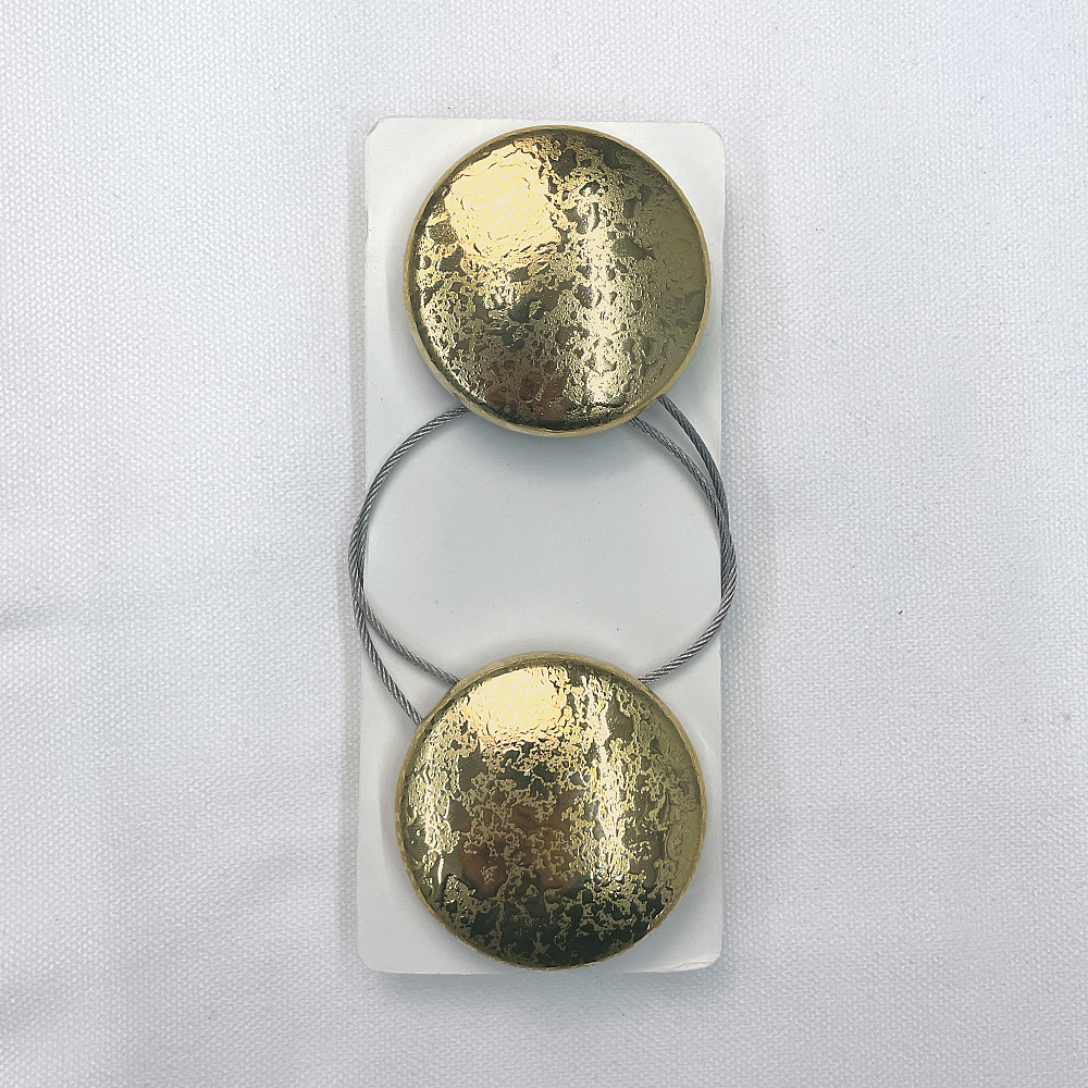 Магниты для штор и гардин Круг набор 2 шт Золотистый (81-141) Киев - изображение 6