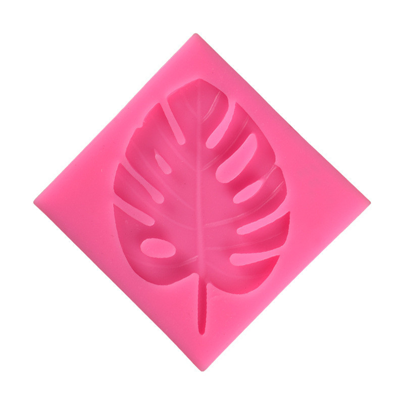 Силиконовый молд Листок 67 на 69 мм розовый Киев - изображение 3