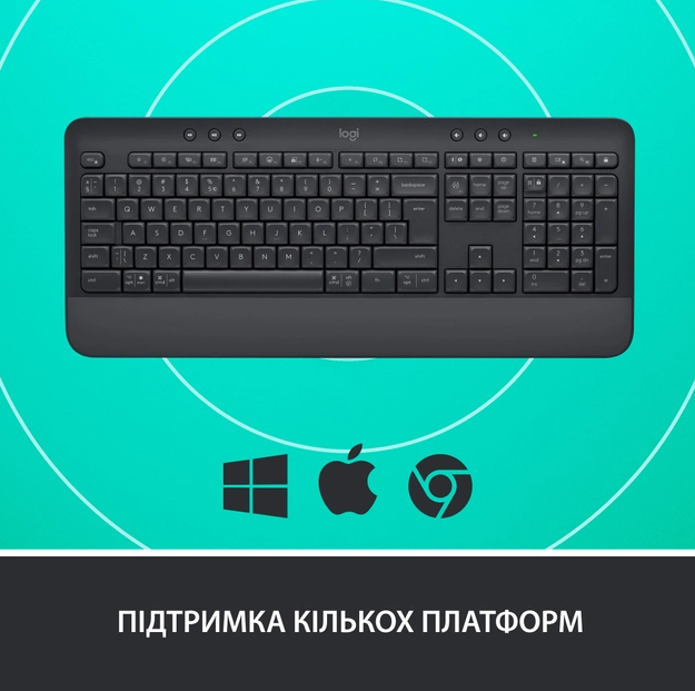 Клавіатура Logitech Signature K650, UA, Graphite (920-010945) (6823478) Київ - фото 4