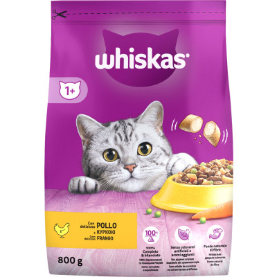 Сухий корм для кішок Whiskas з куркою 800 г (5998749144367) Вінниця - фото 1