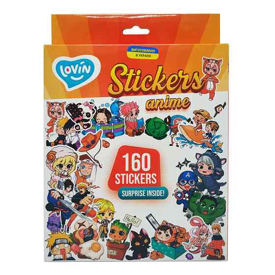 Набор стикеров Anime TM Lovin 90014 Винница