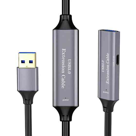 Універсальний активний USB 3.0 удлинитель 10м з Type-C Київ