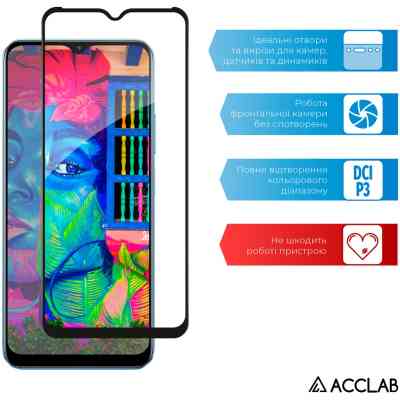 Скло захисне ACCLAB Full Glue Realme C30S Black (1283126551888) Вінниця