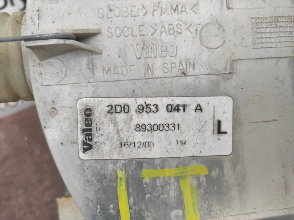 Поворотник передній лівий (білий) Volkswagen LT 1996-2006 (2D0953041A) Ковель - изображение 2