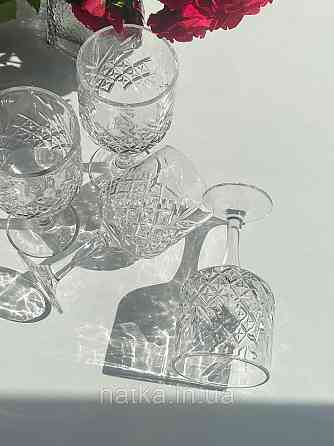 Набір келихів для вина коктейлю 6 шт "Мальбек" 430 мл 9х19 см товсте скло прозоре Київ