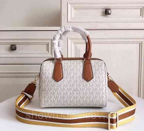 Брендова жіноча сумочка саквояж MK Hayes Duffle grey Київ