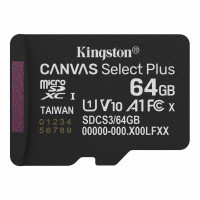 Карта пам'яті Kingston 64GB microSDXC class 10 UHS-I V10 A1 Canvas Select Plus (SDCS3/64GBSP) Киев - изображение 1