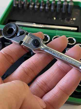 Набір біт і головок з тріскачкою TOPTUL 1/4" 41ед. (12-гр.) GADW4502 Одеса