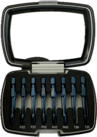 Набор насадок отверточных Blueshock USH: 1/4