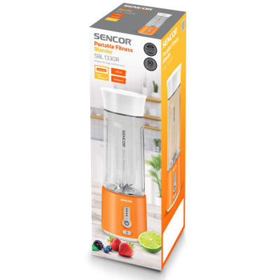 Блендер Sencor Блендер Sencor портативний для смузі 150Вт, чаша-500мл, USB-C, б (SBL133OR) Вінниця - фото 5