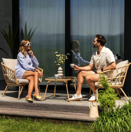 Комплект садових меблів Di Volio Savona бежевий/кремовий Киев