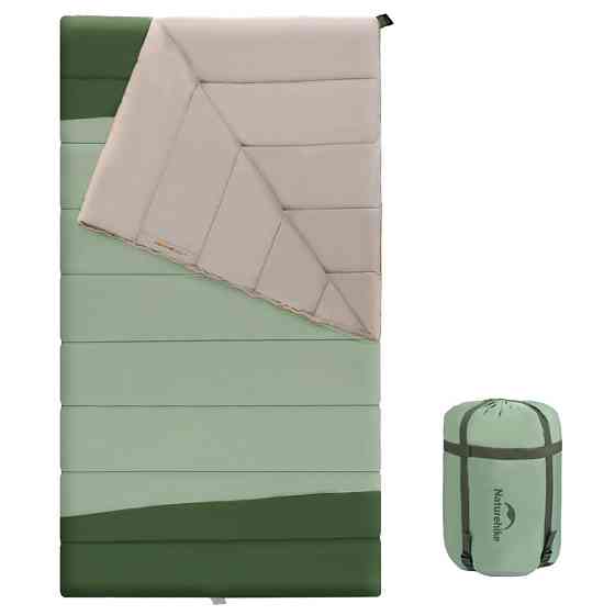 Спальный мешок двухместный Naturehike CNK2300019, зеленый Киев