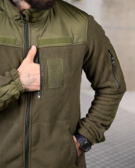 Тактическая флисовка DETROID олива ПП4744 Одесса - изображение 4