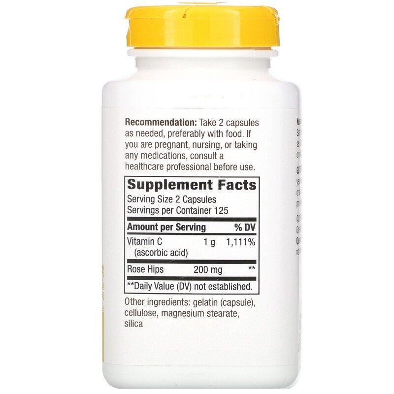 Вітамін С з шипшиною Nature's Way Vitamin C 1000 мг 250 капсул Київ - фото 2