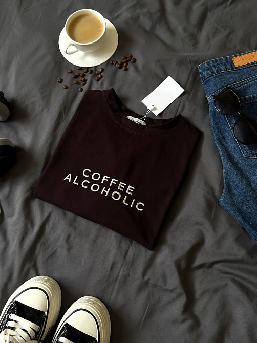 Жіноча стильна повсякденна оверсайз футболка кулір Одеса - фото 8